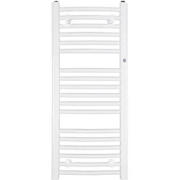Radiátor Koupelnový radiátor OMEGA R - Bílá, 300, 40, 70, 400 × 686 mm, Klasické (na rozteč) (RADOME407035) HOPA