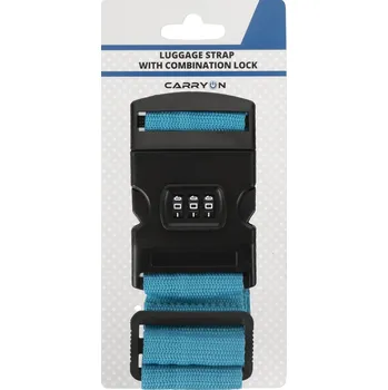 Příslušenství k zavazadlu CARRY ON Popruh na zavazadlo Luggage Strap Combination Lock Blue
