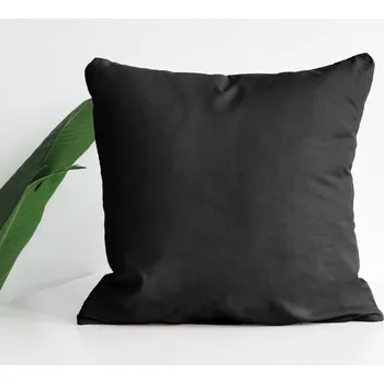 Povlečení XPOSE® Bavlněný povlak na polštář MICHAELA DUO - černý/béžový 50x50 cm, Bavlna + Prodloužená možnost vrácení zboží do 50 dnů