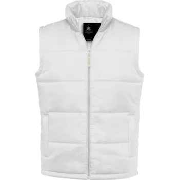pracovní vesta B&C Vesta Bodywarmer, zateplená, pánská COT01093000101-white S Bílá