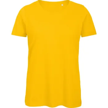 pracovní tričko B&C Tričko Inspire T, Medium Fit, z bio bavlny, krátký rukáv, dámské COT01TW4321004-gold XL Zlatá