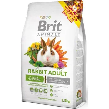 Krmivo pro hlodavce Brit Animals RABBIT ADULT Complete 1,5 kg