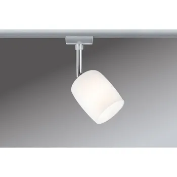 Bodové svítidlo PAULMANN URail spot Blossom matný chrom satin sklo max. 10W G9 - PAULMANN P 95337