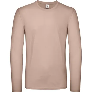 pracovní tričko B&C Tričko B&C E150 LSL, dlouhý rukáv COT01005Tu3713-millennial 3XL Růžová millennial