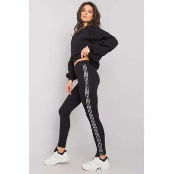 RUE PARIS Legíny Classic wear černé Velikost: M