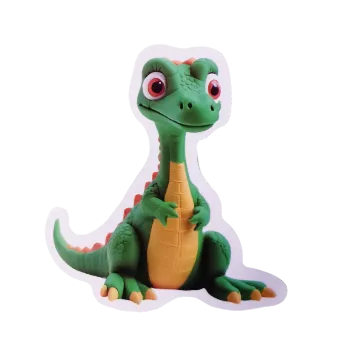 samolepka Samolepky - barevní dinosauři IX (sada 5 ks)