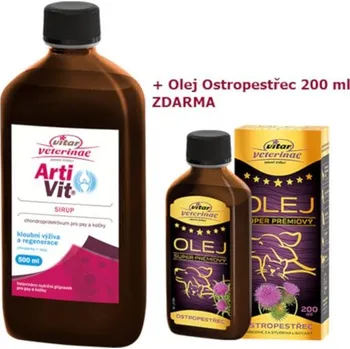 Artivit sir. 500 ml+ostropestřec olej 200 ml zdarma