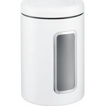 Dóza na potraviny Wesco Matte bílá nádoba s okénkem Classic Line 2l