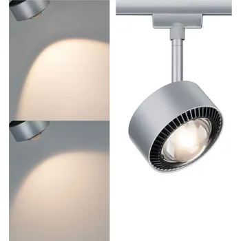 Bodové svítidlo PAULMANN URail LED spot Aldan 1x9W černá/matný chrom stmívatelné - PAULMANN P 95519