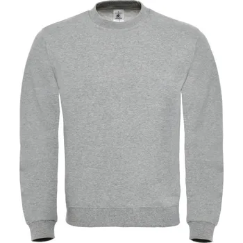 pracovní mikina B&C Mikina B&C ID.002 80/20 COT01ID0261013-heather gre 3XL Melír šedá