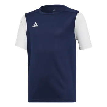 Adidas Teamsport Estro 19 krátký rukáv tmavě modrá/bílá UK Junior M
