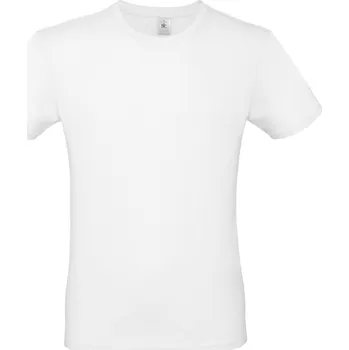 pracovní tričko B&C Tričko B&C E150, krátký rukáv COT01001T00103-white L Bílá