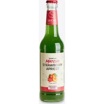 Energetický nápoj Seicha Matcha Jahoda 20x 0,33 l