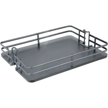 Nábytkové kování Koš Elegance pro potravinovou skříň, 600, plné dno, 540x405x75 mm, antracit