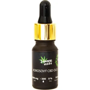 CBD MCT kokosový CBD olej 18% od Happy seeds 30 ml Obsah: 10 ml