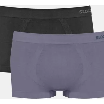 Pánské spodní prádlo Pánské boxerky GO Smooth Hipster C2P - Sloggi kombinace černé (M014) 000M