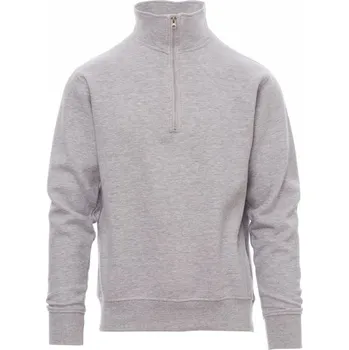 Pánská mikina Payperwear Pánská mikina Canada s polozipem v melírové variantě Barva: šedá melange, Velikost: 4XL