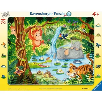 Puzzle Ravensburger puzzle Přátelé z džungle 24 dílků