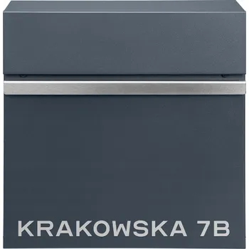 Poštovní schránka Poštovní schránka euroschránka, s vhozem, se schránkou na noviny M-TEC šedá