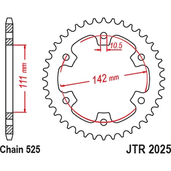 Řetězová sada pro motocykl Rozeta ROYAL ENFIELD 650 Continental rok 19-24
