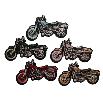 Nášivka nažehlovací motorka II, Barva: Modrá