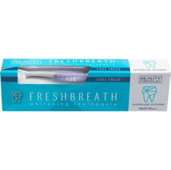 zubní pasta Zubní pasta bělící FRESH Cool 100 ml v sadě se zubním kartackem