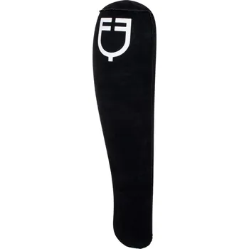 Jezdecká obuv EQUESTRO Napínáky do vysokých bot Equestro, pár, černé S