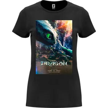 Dámské tričko Dámské bavlněné tričko Jak vycvičit draka 2025 Velikost: XXL
