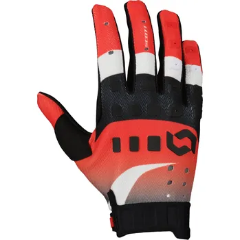 Moto rukavice Motokrosové rukavice SCOTT Podium PRO červeno-černé