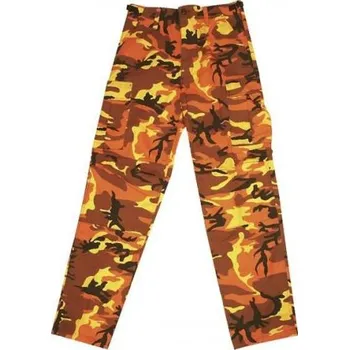 Kalhoty BDU oranžové maskování Orange Camo MMB Velikost: M