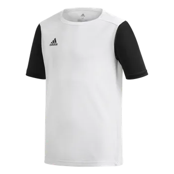 Adidas Teamsport Estro 19 krátký rukáv bílá/černá UK Junior M