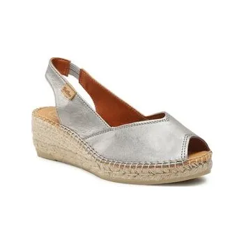 Dámské baleríny Espadrilky Toni Pons Bernia-P Stříbrná 36