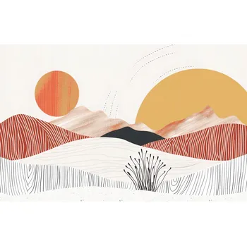 Plakát Plakát Tančící Slunce bez rámu 91,5 x 61 cm