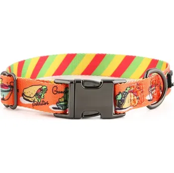 Obojek pro psa Obojek pro psa látkový s gravírováním HUGGY DOGGY vel. XS