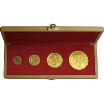 Sada československých Svatováclavských dukátů 1935 986 /1000