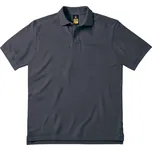 B&C Polokošile Skill Pro, krátký rukáv, pánská COT010C1067004-dark grey XL Šedá tmavá