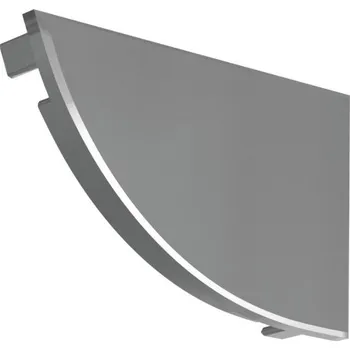 Příslušenství pro LED osvětlení Záslepka KLUŚ KOPRO-30-L-P pro LED hliníkové profily stříbrná