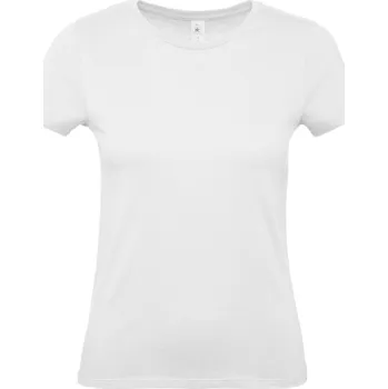 pracovní tričko B&C Tričko B&C E150, dámské, krátký rukáv COT01002T00103-white L Bílá