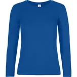 B&C Tričko E190 LSL, dlouhý rukáv, dámské COT01008T45003-royal blue L Modrá královská