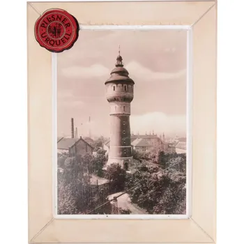 Dřevěná hračka Dřevěný obrázek s vodárenskou věží