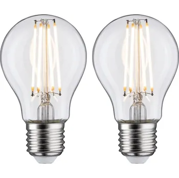 PAULMANN LED žárovka 7 W E27 čirá teplá bílá 2ks-sada - PAULMANN P 28641