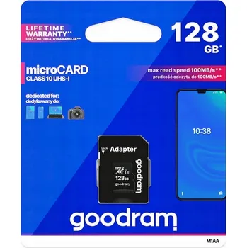 Paměťová karta Paměťová karta Micro SD XC 128 GB GOODRAM Class 10