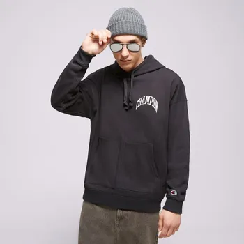 Pánská mikina Champion Mikina S Kapucí Hooded Sweatshirt Černá L