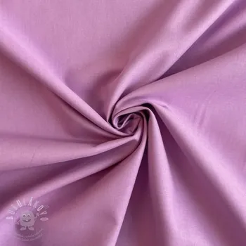 Bavlněný popelín rose lilac