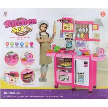 Dětská kuchyňka Lamps Kuchyňka velká 100 cm na baterie s tekoucí vodou