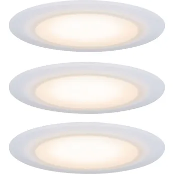 Koupelnové svítidlo PAULMANN Premium vestavná svítidla sada LED Suon WarmDim 2000-2700K 3x6,5W 230 V saténové - PAULMANN P 99942