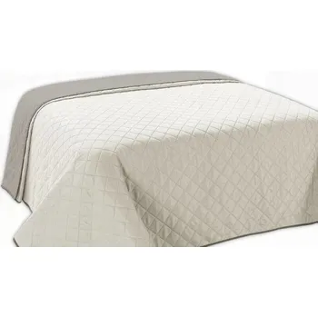 Přehoz na lůžko Přehoz na postel Euromat polyester 220 cm x 240 cm šedý
