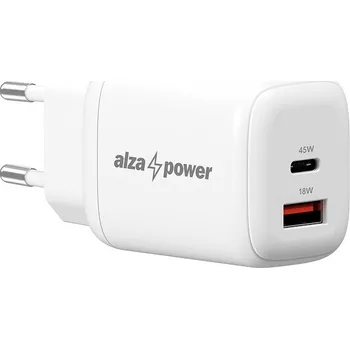 AlzaPower G520CA Fast Charge 45W bílá