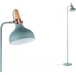 PAULMANN Stojací lampa Neordic Juna zelená / měď / dřevo - PAULMANN P 79654