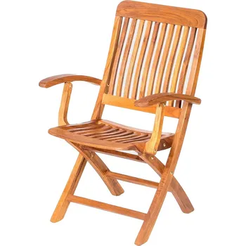 DEOKORK Skládací teakové křeslo ANGELO